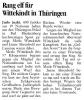 Internationaler Thüringen-Pokal der U17 in Bad Blankenburg