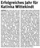Bericht ber Katinka Wittekindt